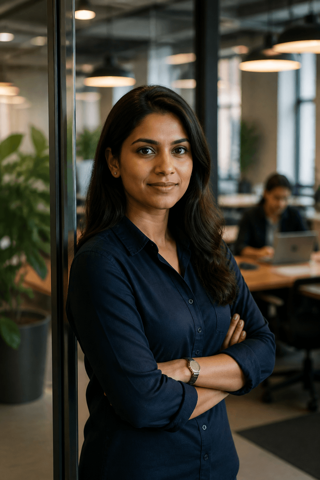 Portrait of Priya Shah, Systems Engineer